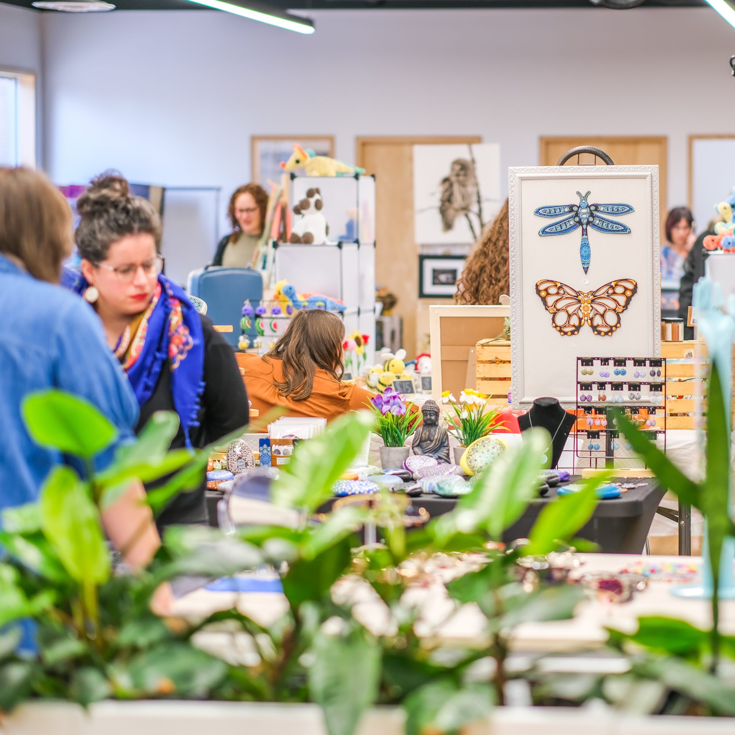 A shot of vendors tables at the first annual Northumberland Expo for Women.